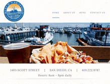 Tablet Screenshot of mitchsseafood.com